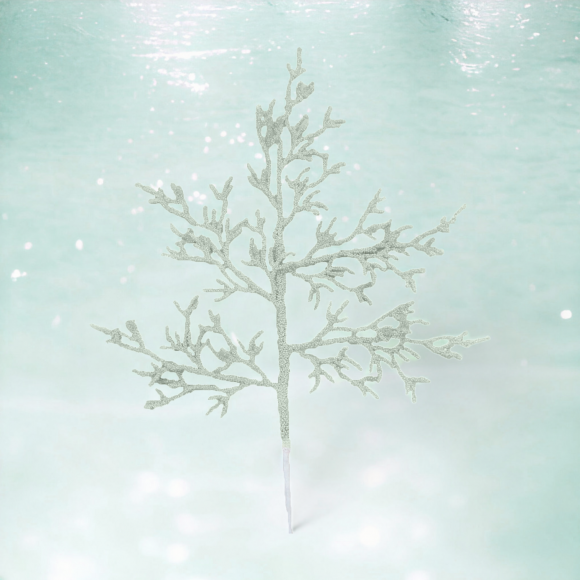 Seafoam Coral Pick Set Of 4 Coastal Christmas Decor