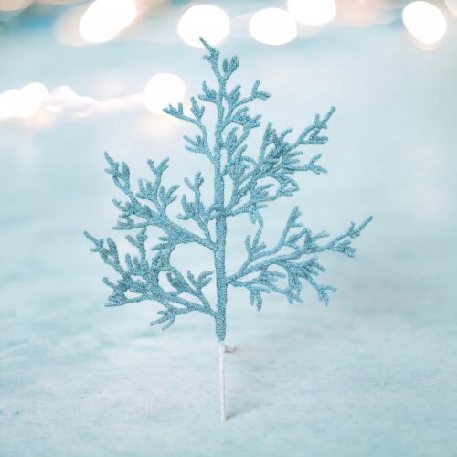 24&quot; Aqua Coral Pick Set Of 4 Coastal Christmas Decor