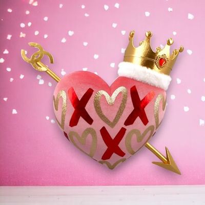 Valentine Pink XOXO Heart Valentines Day Decor *SHIPS WITHIN 10 DAYS* NEW 2025