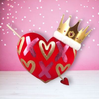 24&quot; Red Valentine XOXO Heart Valentines Day Decor *SHIPS WITHIN 10 DAYS* NEW 2025