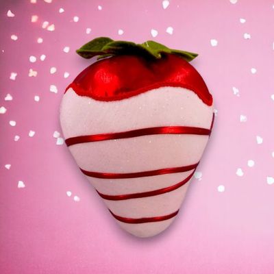 10.5&quot; Hanging Pink Strawberry Valentines Day Decor *SHIPS WITHIN 10 DAYS* NEW 2025