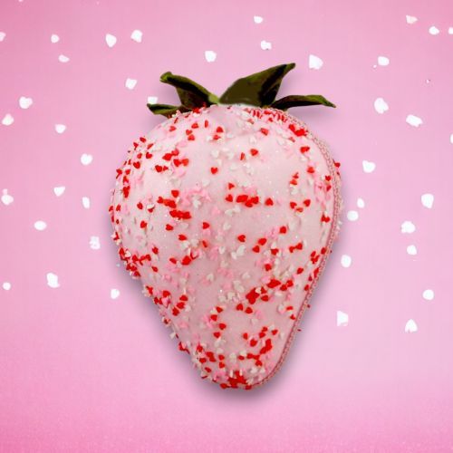 10.5&quot; Hanging Heart Sprinkle Strawberry Valentines Day Decor NEW 2025