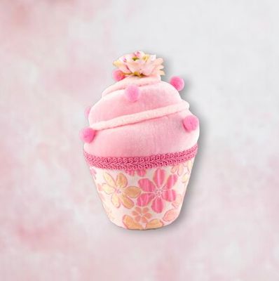 6&quot; Pink Swirl Cupcake Ornament Valentines Day Decor *SHIPS WITHIN 10 DAYS* NEW 2025