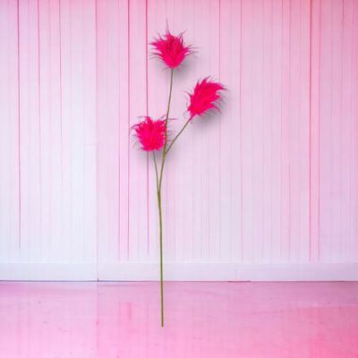 31&quot; Pink Fluffy Pom Pom Pick  Valentines Day Decor *SHIPS WITHIN 10 DAYS* NEW 2025
