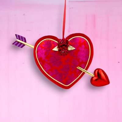 25&quot; Hanging Heart Valentines Day Decor *SHIPS WITHIN 10 DAYS* NEW 2025