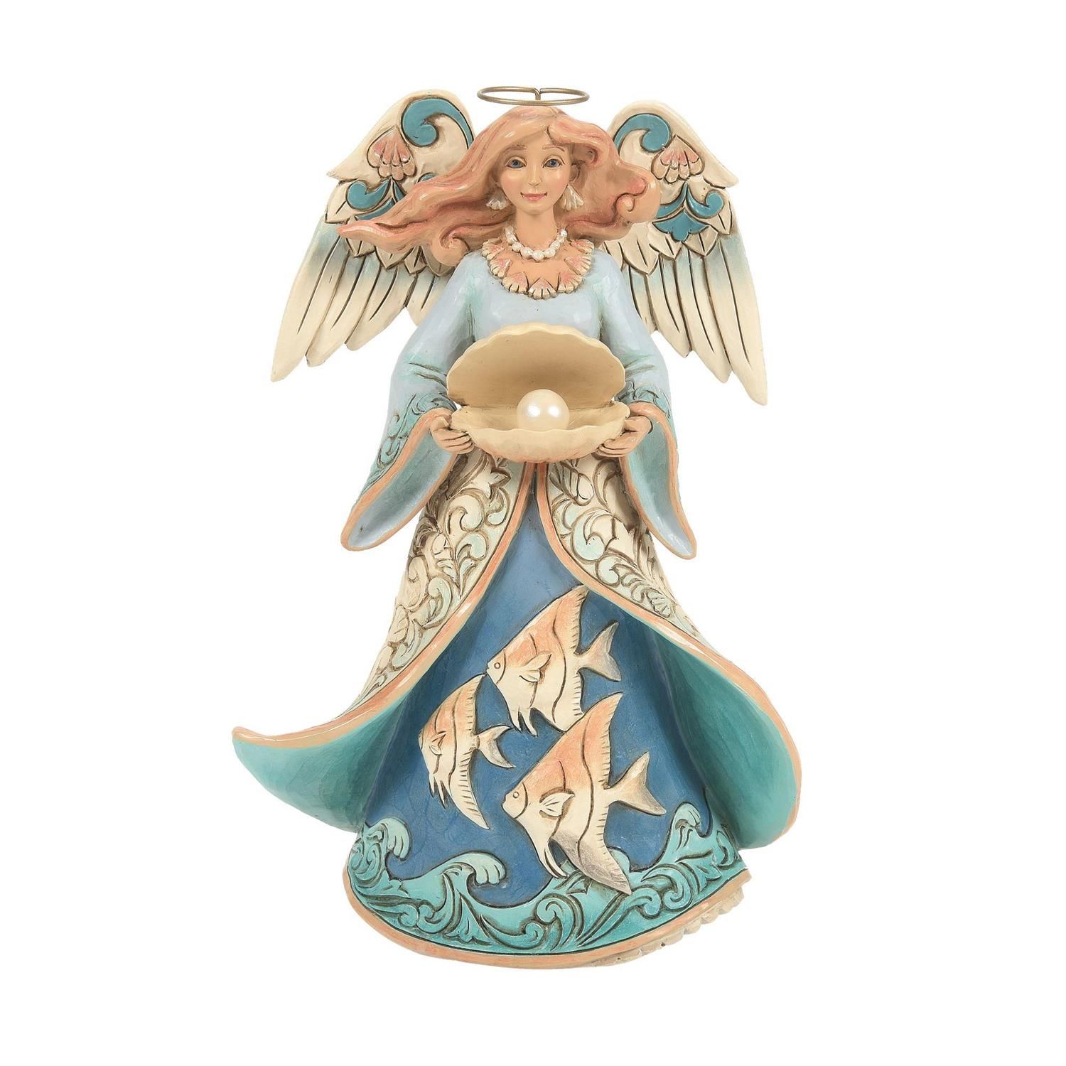 Angel Holding Shell By: Heartwood Creek Jim Shore *SHIPS WITHIN 10 DAYS* NEW 2025