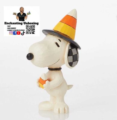 Mini Snoopy Candy Corn Hat By: Peanuts Jim Shore NEW 2025