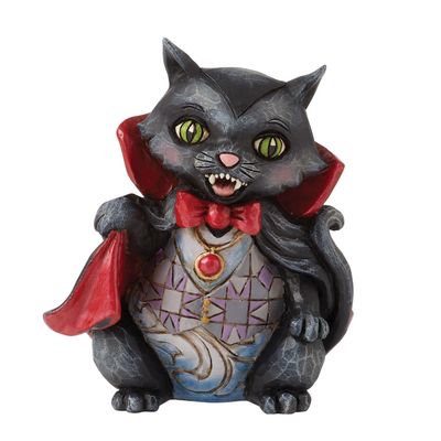 Mini Vampire Cat By: Heartwood Creek Jim Shore *SHIPS WITHIN 10 DAYS* NEW 2025