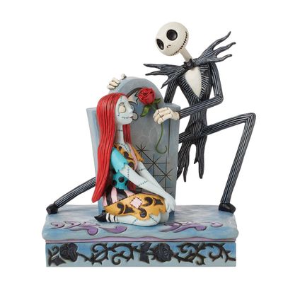 Jack &amp; Sally Gravestone By: Disney Traditions Jim Shore NEW 2025
