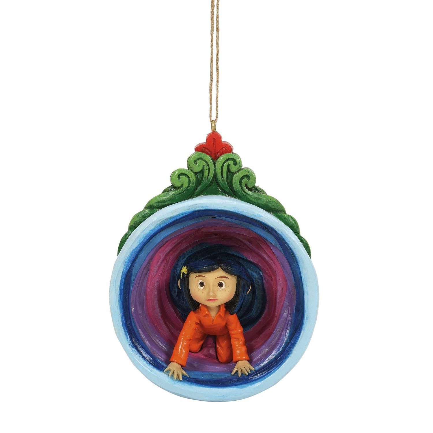 Coraline In Purple Tunnel Ornament By: Coraline Jim Shore NEW 2025