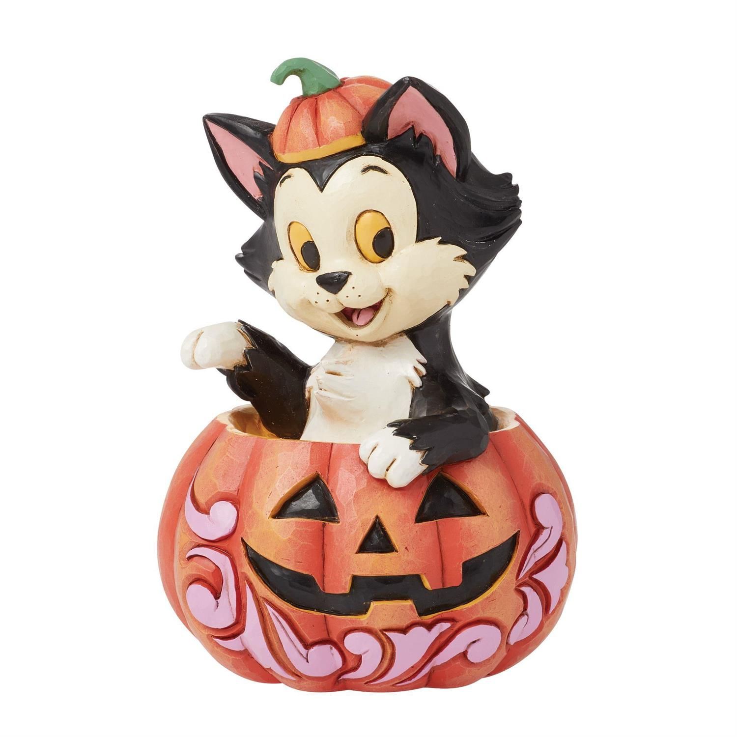 Figaro in Jack-O-Lantern Mini By: Disney Traditions Jim Shore NEW 2025