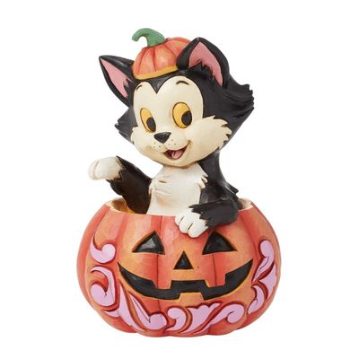 Figaro in Jack-O-Lantern Mini By: Disney Traditions Jim Shore NEW 2025