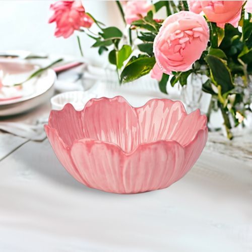 PRE-ORDER: Pink Cosmo 5&quot; Bowl Easter Decor *SHIPS 2/2025* NEW 2025