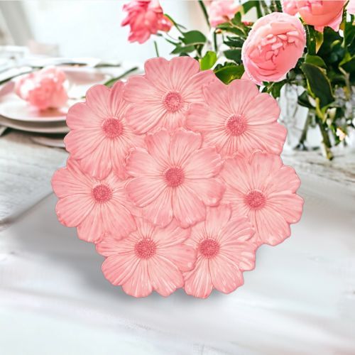 PRE-ORDER: Pink Cosmo 8.5&quot; Plate Easter Decor *SHIPS 2/2025* NEW 2025