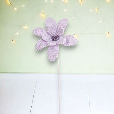 15&quot; Lavender Petal Flower Stem Set Of 2 Easter Decor  *SHIPS WITHIN 10 DAYS* NEW 2025