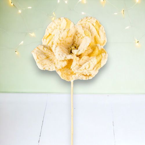 14&quot; Yellow Flower Stem Set Of 2 Easter Decor  *SHIPS WITHIN 10 DAYS* NEW 2025