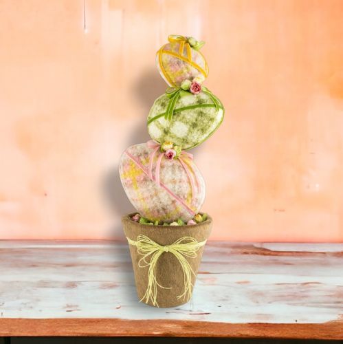 28&quot; Stacked Egg Topiary Easter Decor *SHIPS WITHIN 10 DAYS* NEW 2025