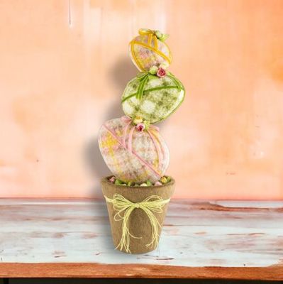 28&quot; Stacked Egg Topiary Easter Decor *SHIPS WITHIN 10 DAYS* NEW 2025