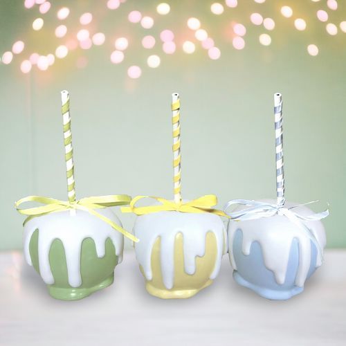 9&quot; Spring Candy Apples Set Of 3 Easter Decor NEW 2025
