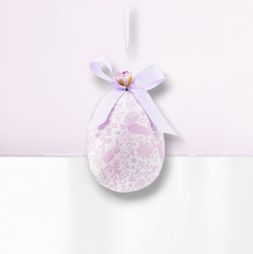 5.5&quot; Lavender Egg Ornament Easter Decor *SHIPS WITHIN 10 DAYS* NEW 2025