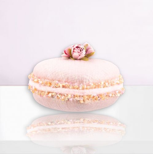 4.5&quot; Pink Wedding Macaron Ornament Set Of 2 Easter Decor *SHIPS WITHIN 10 DAYS* NEW 2025