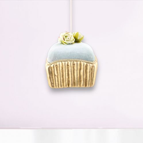 Blue Petit Four Ornament Set Of 2 Easter Decor *SHIPS WITHIN 10 DAYS* NEW 2025