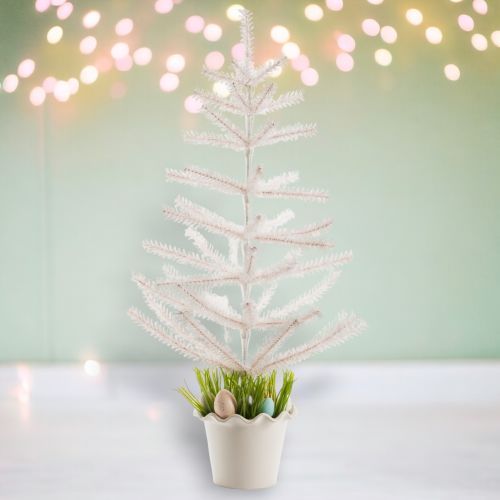 PRE-ORDER White Easter Tree With Eggs Easter Decor *SHIPS 2/2025* NEW 2025