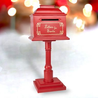 35&quot; Vintage Santa&#39;s Mailbox Christmas Decor *SHIPS WITHIN 10 DAYS* NEW 2024