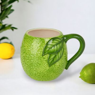 Lime Citrus Mugs Set Of 8 Summer Decor *SHIPS WITHIN 10 DAYS* NEW 2025