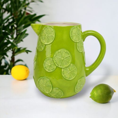 Lime Citrus Pitcher Summer Decor *SHIPS WITHIN 10 DAYS* NEW 2025