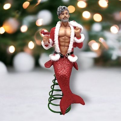 Hey Santa Tree Topper By: Gay Mermen December Diamonds *SHIPS WITHIN 10 DAYS* NEW 2025
