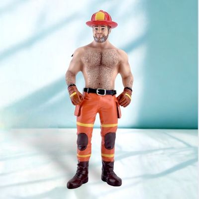 Fireman Bear Ornament By: Poke The Bear December Diamonds NEW 2025