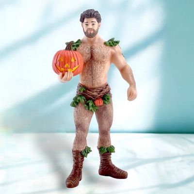 Pumpkin Patch Bear Ornament By: Poke The Bear December Diamonds  NEW 2025