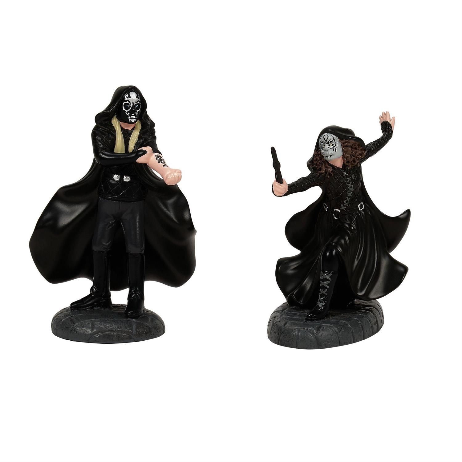 The Death Eaters Set Of 2 By: Dept 56 Harry Potter Village *SHIPS 9/2025* NEW 2025