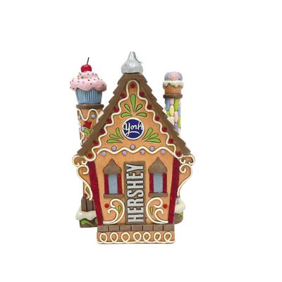 PRE-ORDER Hershey Gingerbread House By: Hershey&#39;s Jim Shore *SHIPS 8/2025* NEW 2025