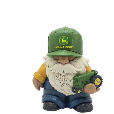 PRE-ORDER John Deere Gnome Holding Tractor By: John Deere Jim Shore *SHIPS 8/2025* NEW 2025
