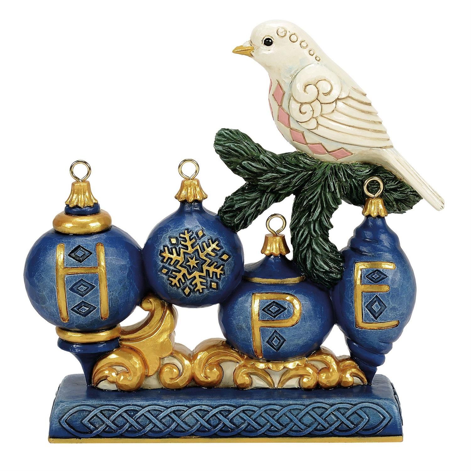 Peaceful Perch Twilight Blue Collection Dove Hope By: Heartwood Creek Jim Shore *SHIPS WITHIN 10 DAYS* NEW 2025
