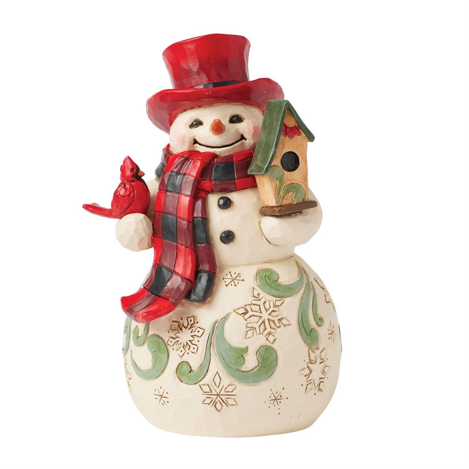 PRE-ORDER You Mean Snow Much to Me&quot; Highland Glen Collection Red Hat Snowman By: Heartwood Creek Jim Shore *SHIPS 8/2025* NEW 2025