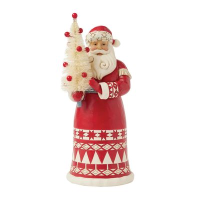 PRE-ORDER Nordic Winter Wishes Nordic Noel Collection Santa White Sisal Tree By: Heartwood Creek Jim Shore *SHIPS 7/2025* NEW 2025
