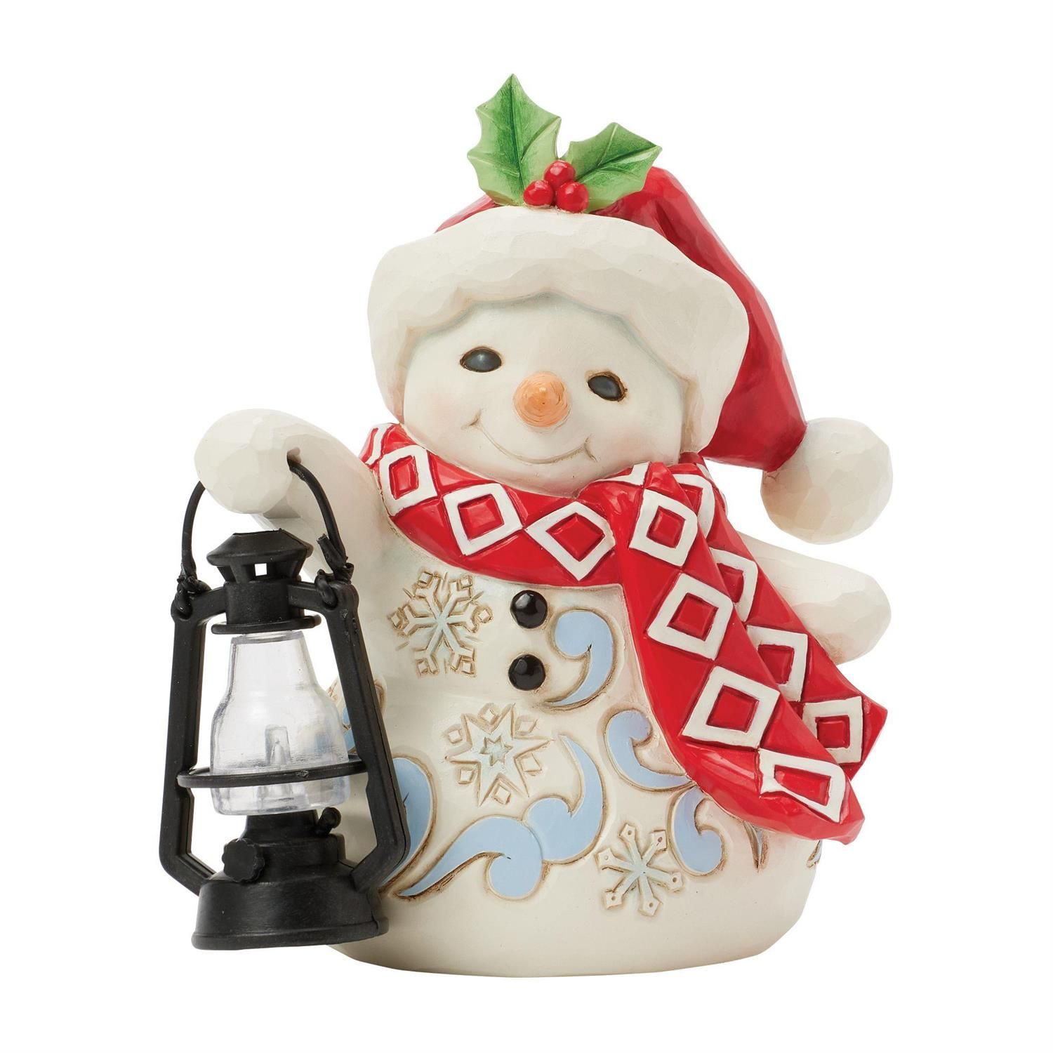 PRE-ORDER Twinkle Bright Pint Collection Snowman with Oversized Lantern By: Heartwood Creek Jim Shore *SHIPS 8/2025* NEW 2025