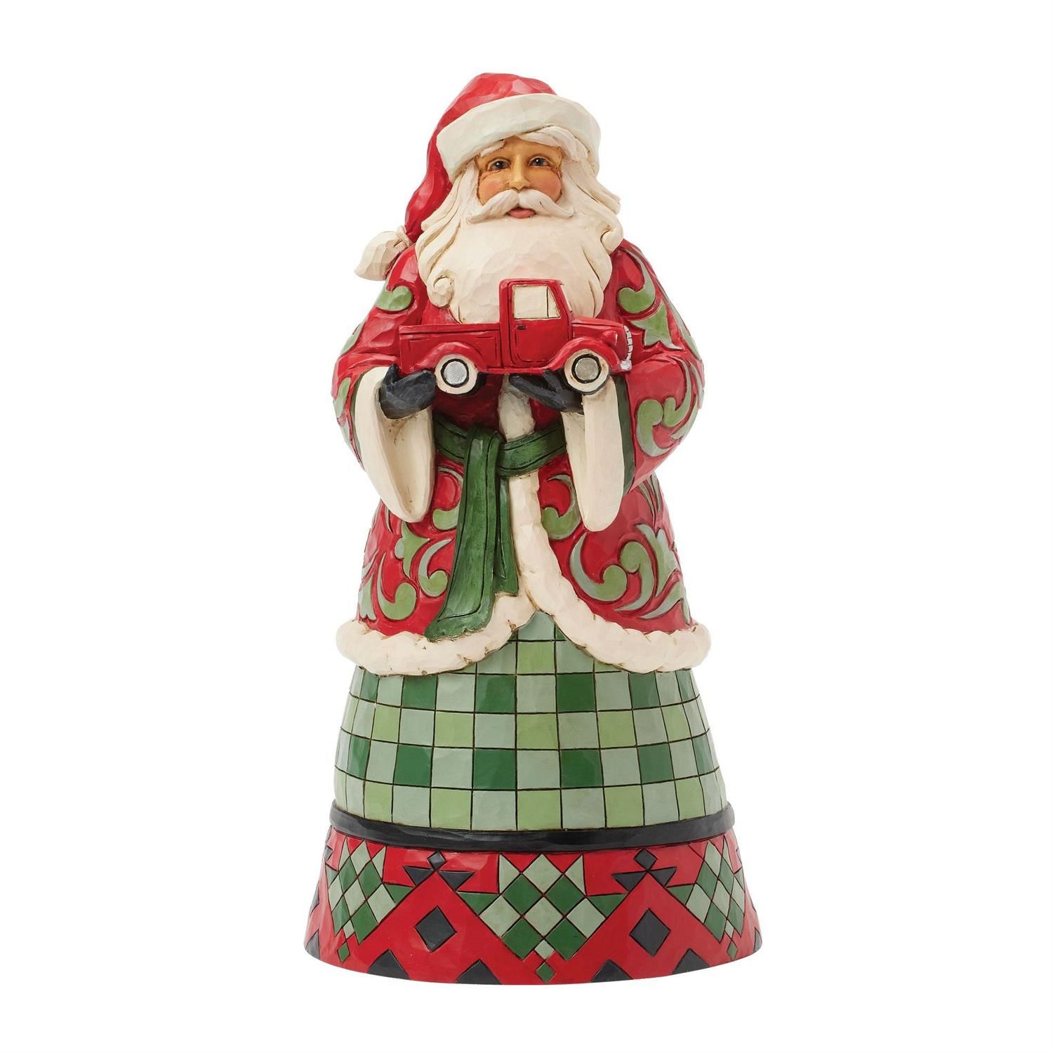 PRE-ORDER Highland Holiday Highland Glen Collection Santa with Truck By: Heartwood Creek Jim Shore *SHIPS 7/2025* NEW 2025