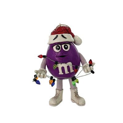 PRE-ORDER M&amp;M&#39;s Purple Character Ornament By: M&amp;M&#39;s Jim Shore *SHIPS 8/2025* NEW 2025