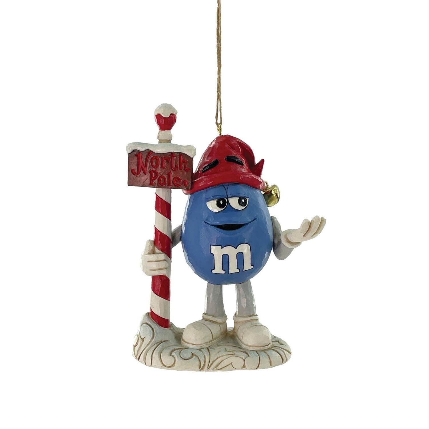 PRE-ORDER M&amp;M&#39;s Blue Character Ornament By: M&amp;M&#39;s Jim Shore *SHIPS 8/2025* NEW 2025