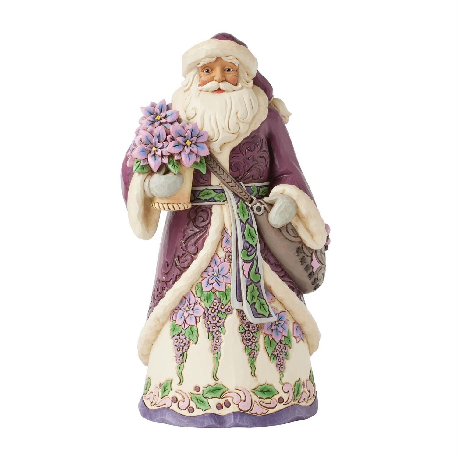 PRE-ORDER Royal Holiday Cheer Santa Collection Purple Santa By: Heartwood Creek Jim Shore *SHIPS 6/2025* NEW 2025
