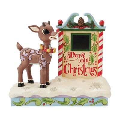 PRE-ORDER Rudolph Countdown Calendar By: Rudolph Jim Shore *SHIPS 8/2025* NEW 2025