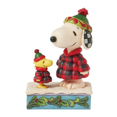 PRE-ORDER Snoopy &amp; Woodstock Puffer Jackets By: Peanuts Jim Shore *SHIPS 8/2025* NEW 2025