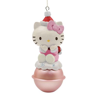PRE-ORDER Hello Kitty Jingle Bell Ornament By: Sanrio Jim Shore *SHIPS 8/2025* NEW 2025