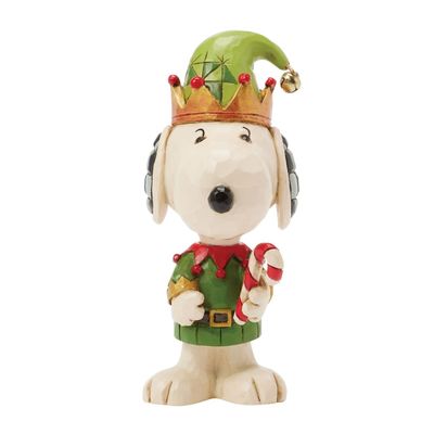 Mini Snoopy Christmas Elf By: Peanuts Jim Shore  NEW 2025