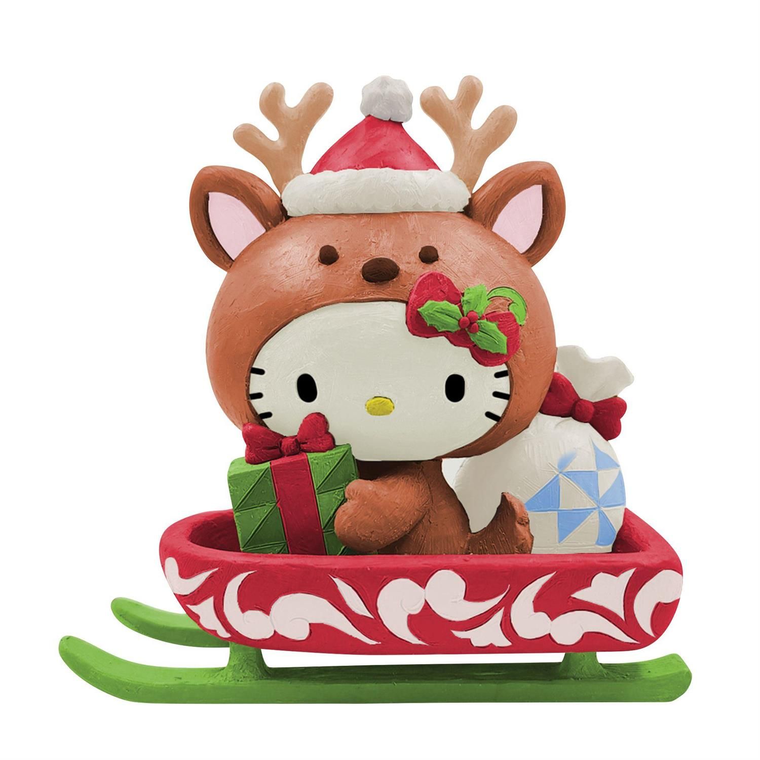 PRE-ORDER Hello Kitty Reindeer By: Sanrio Jim Shore *SHIPS 8/2025* NEW 2025