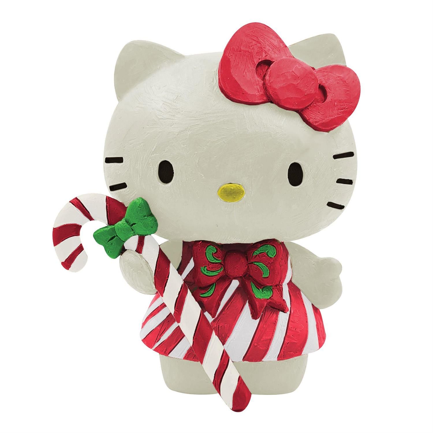 PRE-ORDER Hello Kitty Candy Cane Mini By: Sanrio Jim Shore *SHIPS 8/2025* NEW 2025